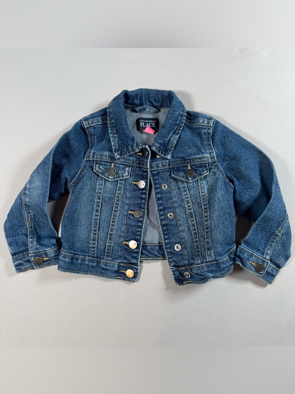 The Children's Place Toddler Girl Stretch Denim Snap Button Jean Jacket